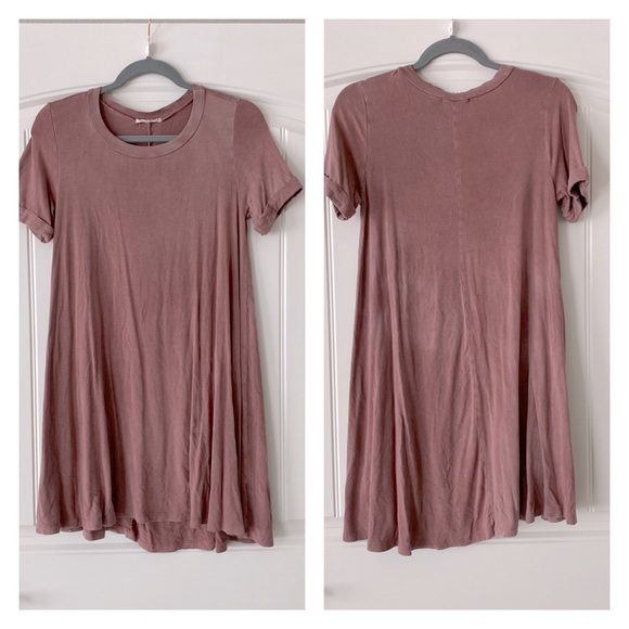 Le Lis Dresses & Skirts - Dark Dusty Rose Tee Dress / Tunic